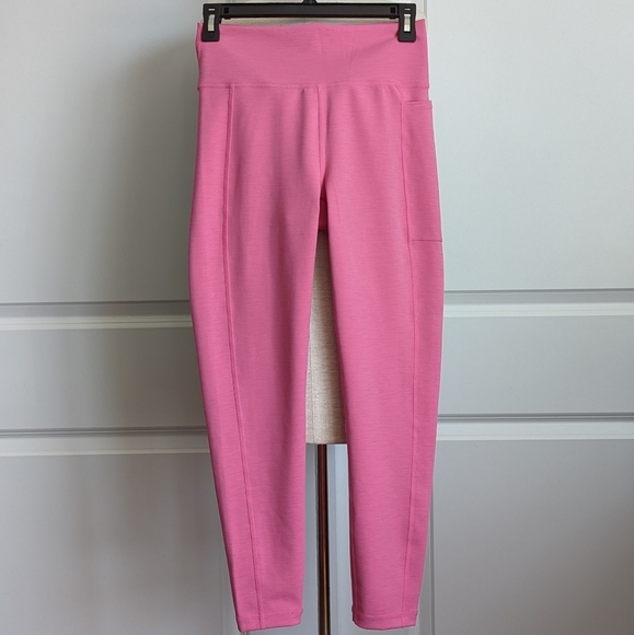 Sweaty Betty Leggings Super Sculpt High Rise 7/8 Side Pocket Pink M (8/10) NWT - Picture 2 of 16